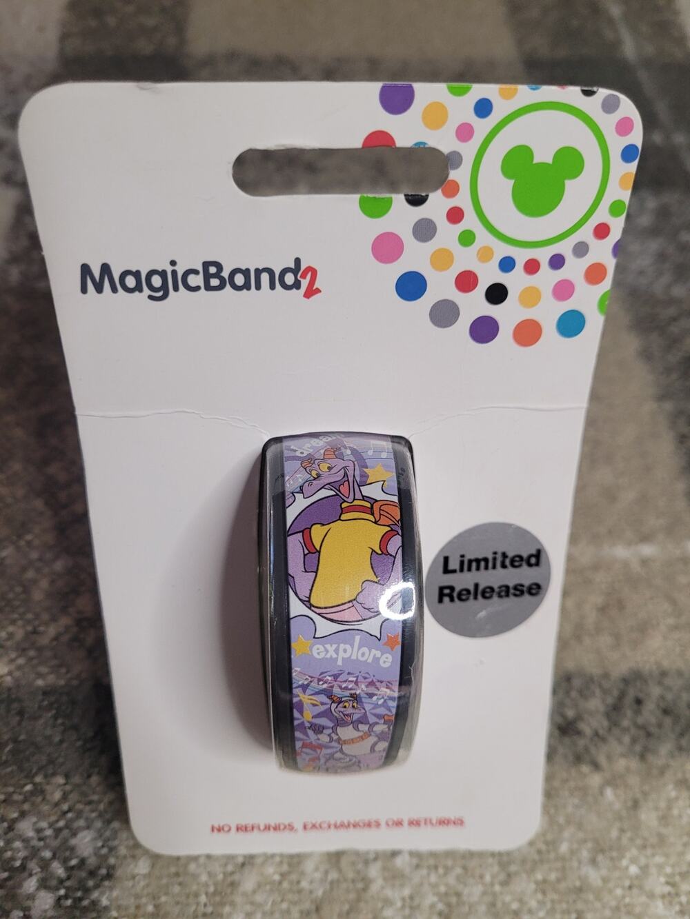 Disney Figment Imagination MagicBand 2 Limited Release NIP WDW